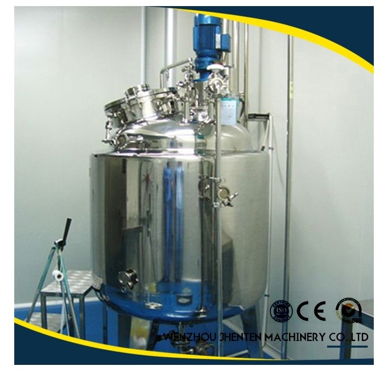 Factory supply stainless steel sanitary mixing chemical reaction tank