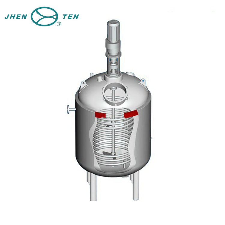 Factory supply stainless steel sanitary mixing chemical reaction tank