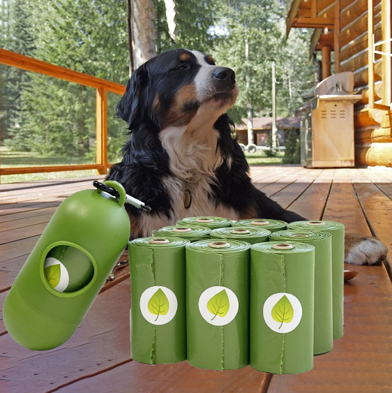 100% Compostable And Biodegradable Doggie Doggy Biodegradable Bags Eco Friendly Poop Bag Dog Pet Poop Bag