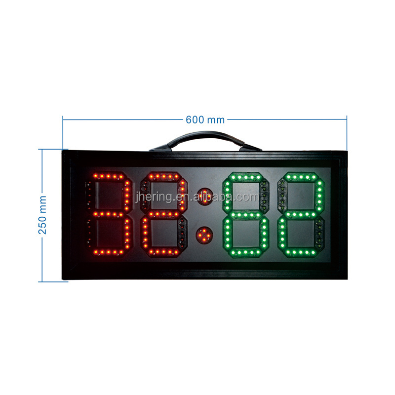 Jhering Aluminum Portable Electronic Basketball and Football Electronic Scoreboards Player Change Boards