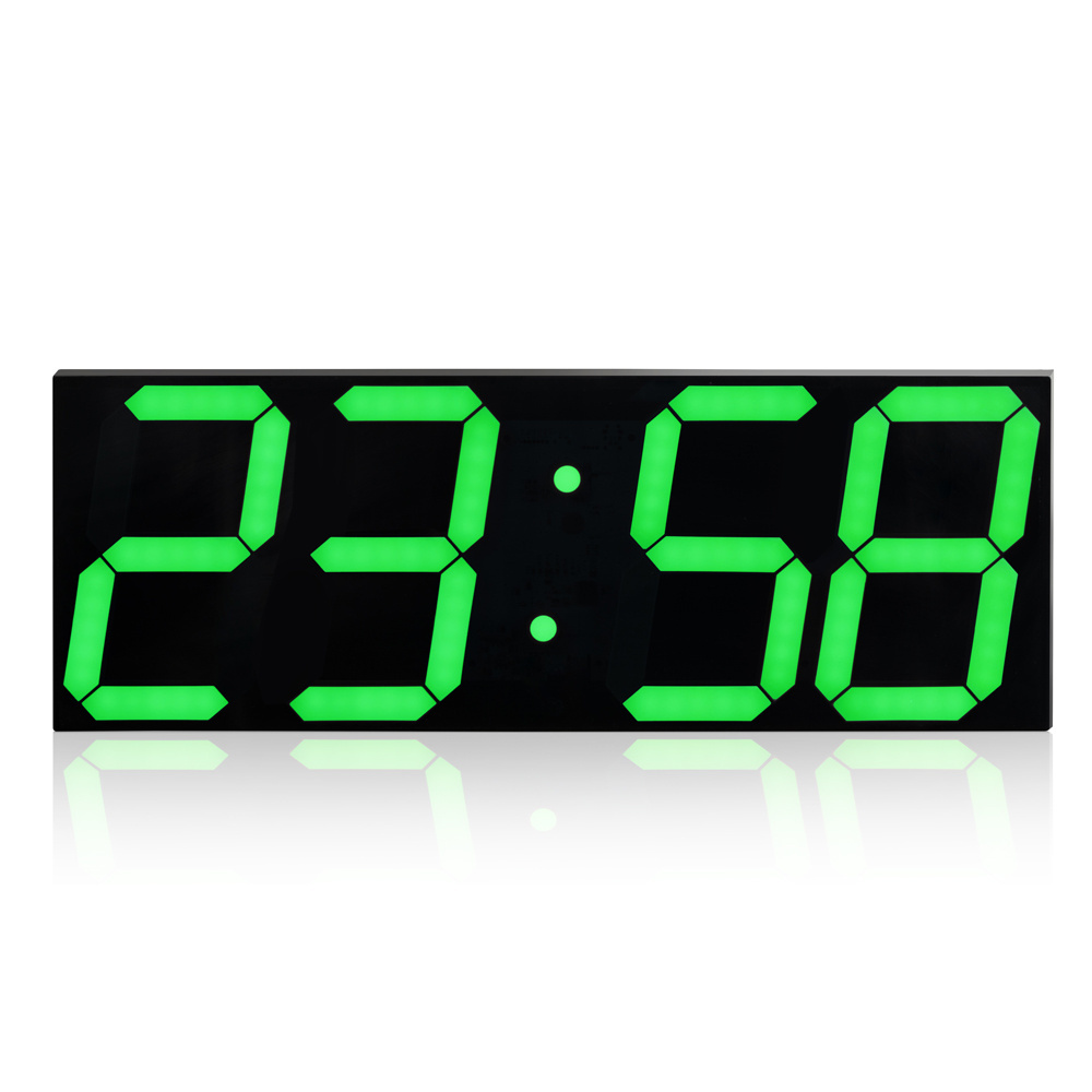 Jhering digit led sport clock display large digital term planner stopwatch timer network clock with neighborhood community alarm