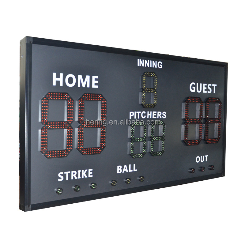 Jhering LED Baseball Score Screen Outdoor Stadium Scoreboard Digital Sport Game Scoreboard