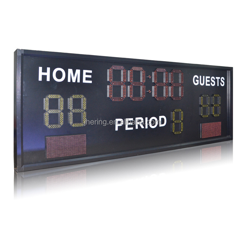 Jhering Digital Signage and Displays Electronic Baseball Scoreboard LED Sport Game Time Display Digital Score Screen