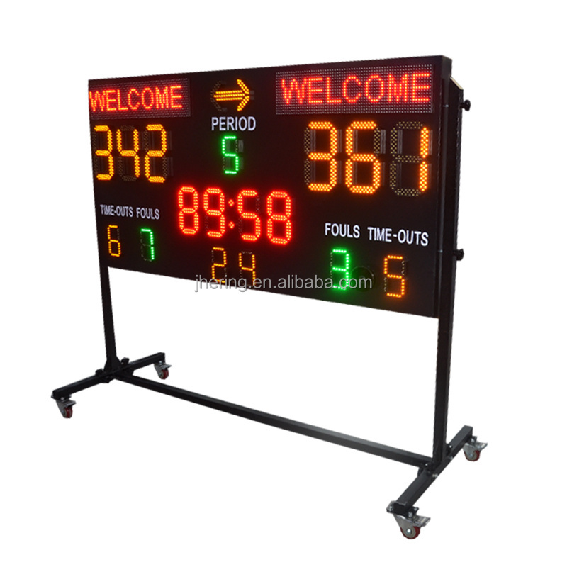 Jhering Outdoor Wireless Electronic Scoreboard Basketball Football Soccer Digital LED Scoreboard