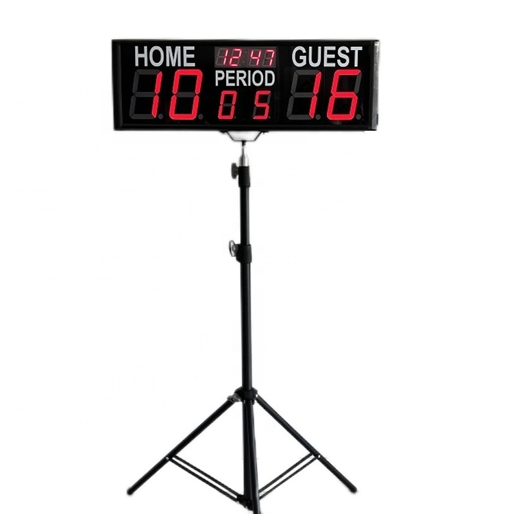 Jhering Portable Outdoor 4 Inch Led Cricket Football Time Countdown Electronic Sport Digital Scoreboard