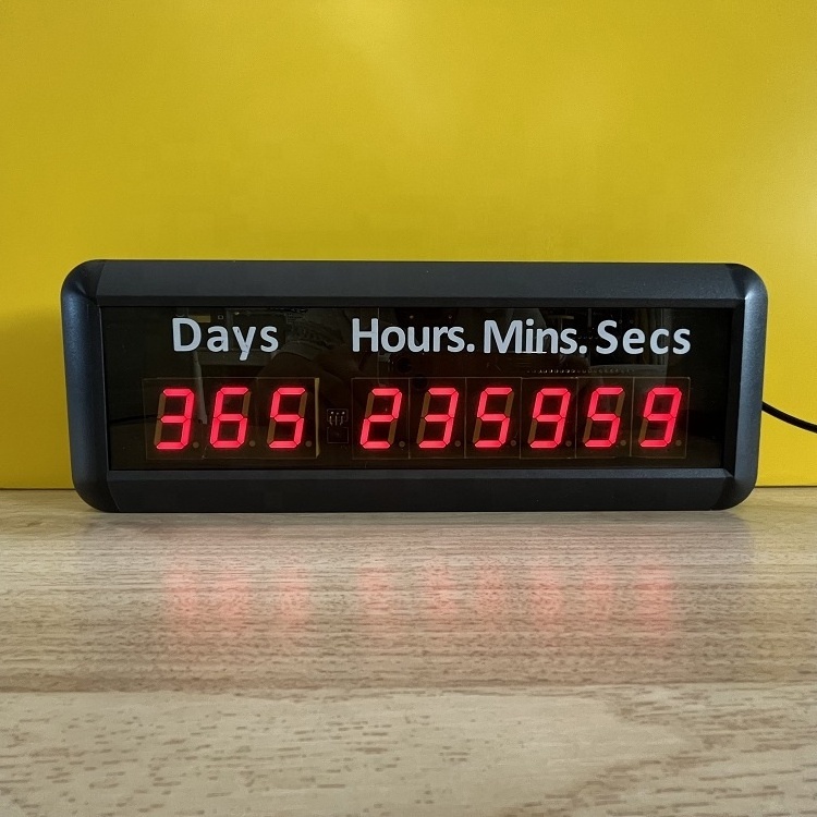 1 Inch LED 999 Days Kitchen Digital Timer Count Up Countdown Clock