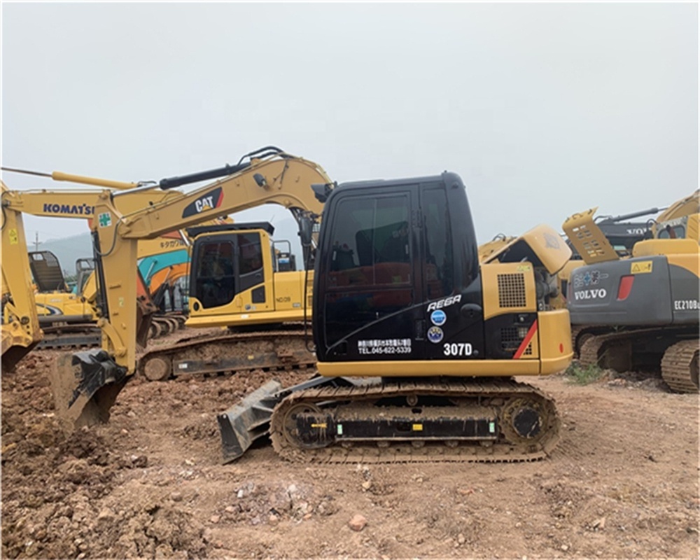 Used Cat 307 with 7 Ton crawler Excavators in good working condition CAT 307D mini excavator good for sale