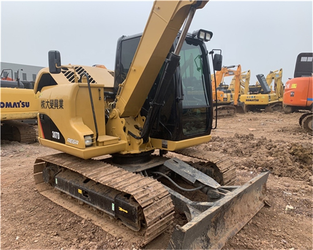 Used Cat 307 with 7 Ton crawler Excavators in good working condition CAT 307D mini excavator good for sale