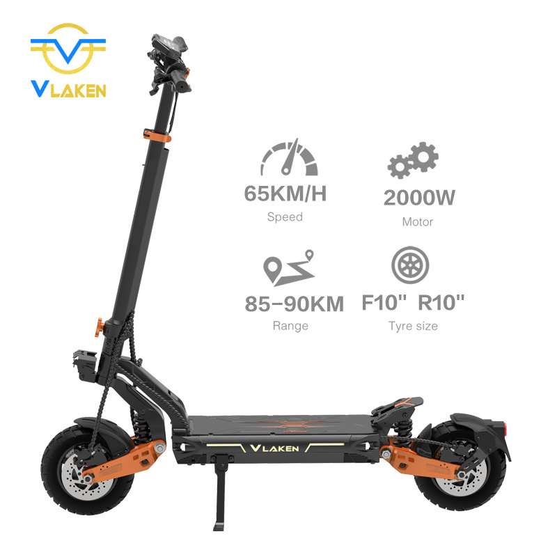 Titan Vlaken Scuters Electr 2 Motor Electric Scooters Para Adulto 2000w Power Elektro Scooter Off Road Scuter Electric 2000w