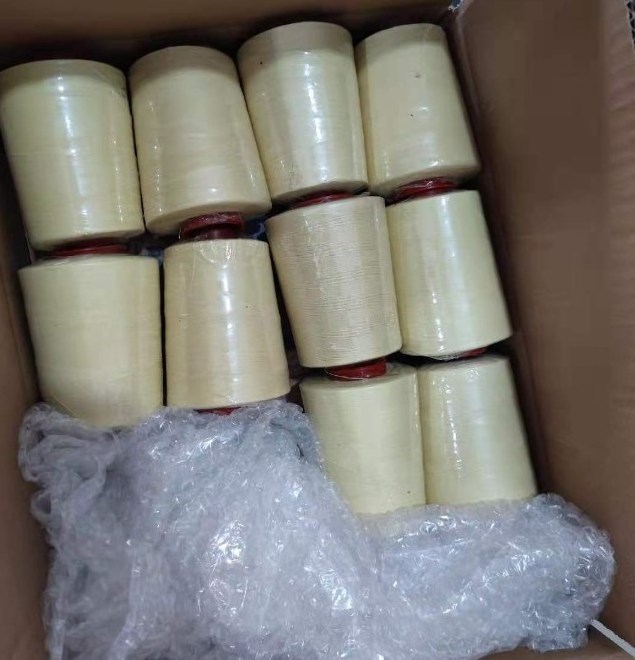 Fire retardant thread Spun aramid sewing thread meta-aramid yarn thread ...
