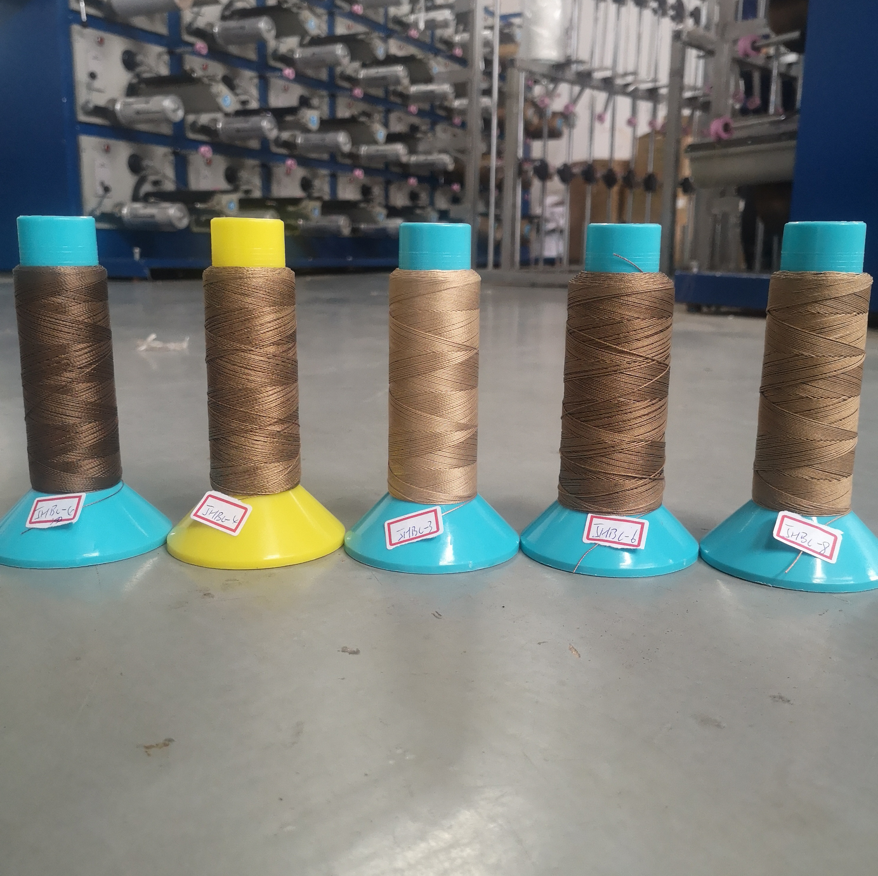 High quality 8 plied yarn PTFE coat fiberglass textile sewing thread