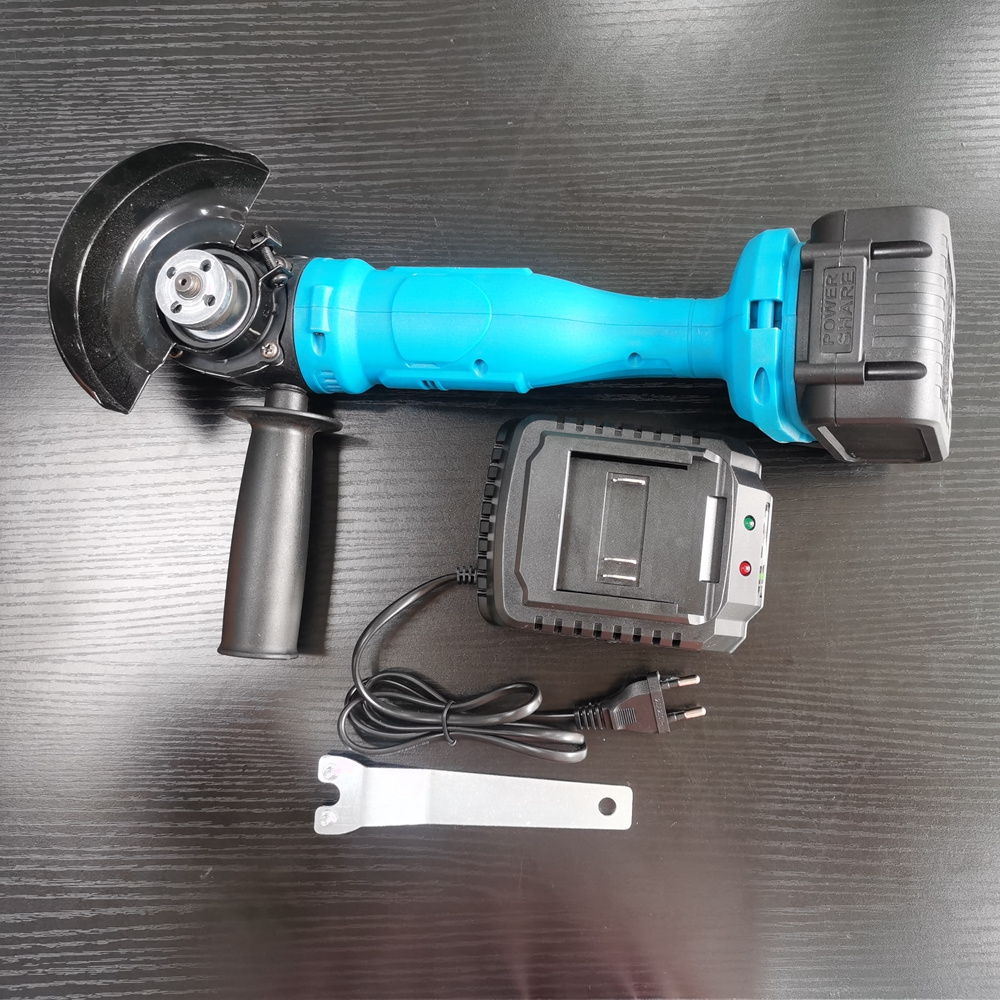 Jinghongfei  electric angle grinder Metal Concrete Cutter Tools Battery Power Wireless Grinder 100mm with Battery and Charger