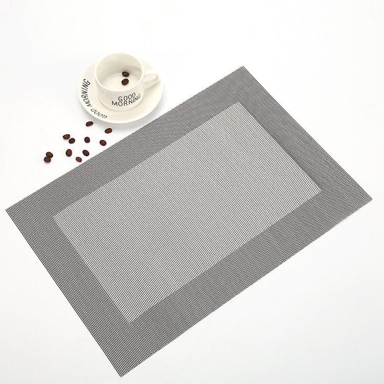 Durable Placemats for Dining Table,Washable Woven Vinyl Kitchen Placemats