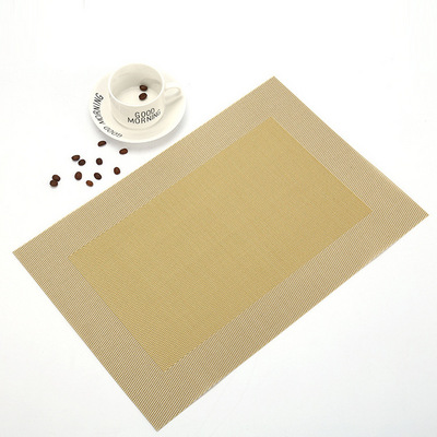 Durable Placemats for Dining Table,Washable Woven Vinyl Kitchen Placemats