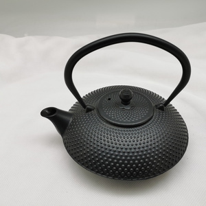 0.8L/1.2L customized color cast iron teapot kettle