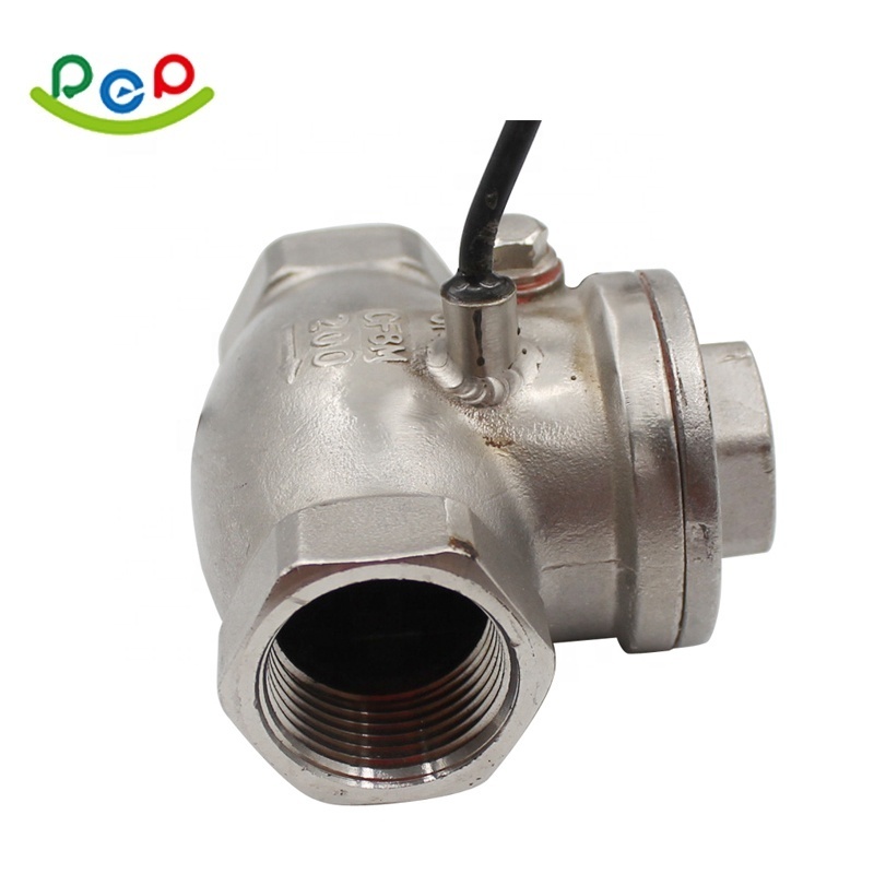 SUS304 High temperature Flow detector Water Flow Control Switch with a weather-pack connector For water treatment Machine