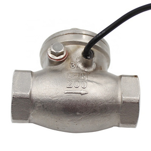 SUS304 High temperature Flow detector Water Flow Control Switch with a weather-pack connector For water treatment Machine