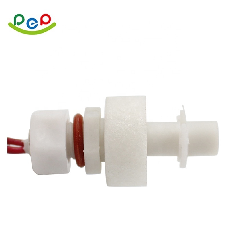 Factory Sell Float Water Sensors Contact Wireless Magnetic Reed Switch 25mm M8 Electrical Reed Sensor PVDF Plastic Float Switch