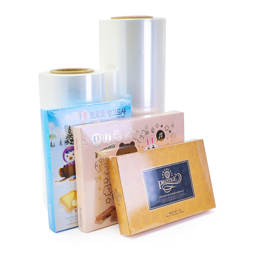 heat-shrink film pof stretch wrap shrink film machine wrapping machine pof film packaging