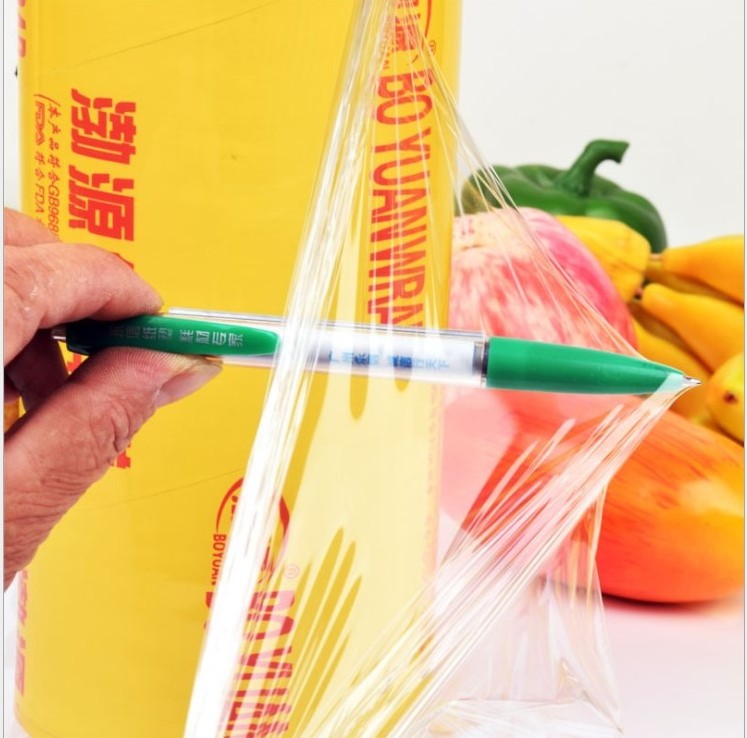 best price plastic food wrap cling film reusable transparent pvc film Stretch clear film