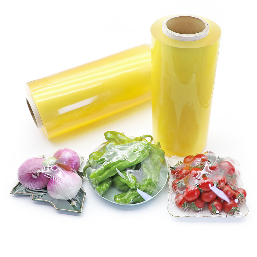 food grade food Packing stretch PVC food Wrap cling film jumbo roll