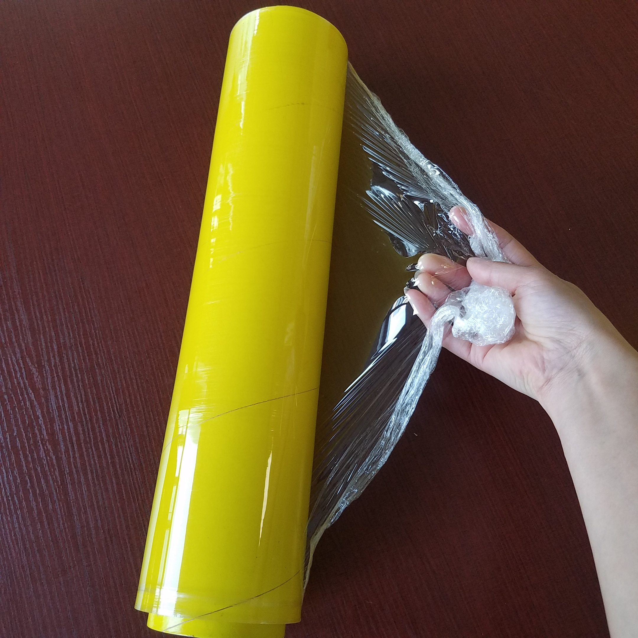 best price plastic food wrap cling film reusable transparent pvc film Stretch clear film