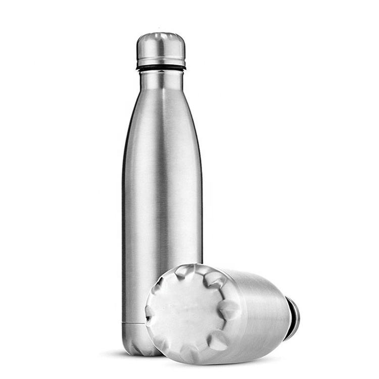 18 8 high grade stainless steel double wall  Thermal 750 ml vacuum flasks water bottle keep hot and cold