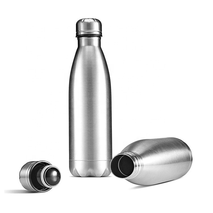 18 8 high grade stainless steel double wall  Thermal 750 ml vacuum flasks water bottle keep hot and cold