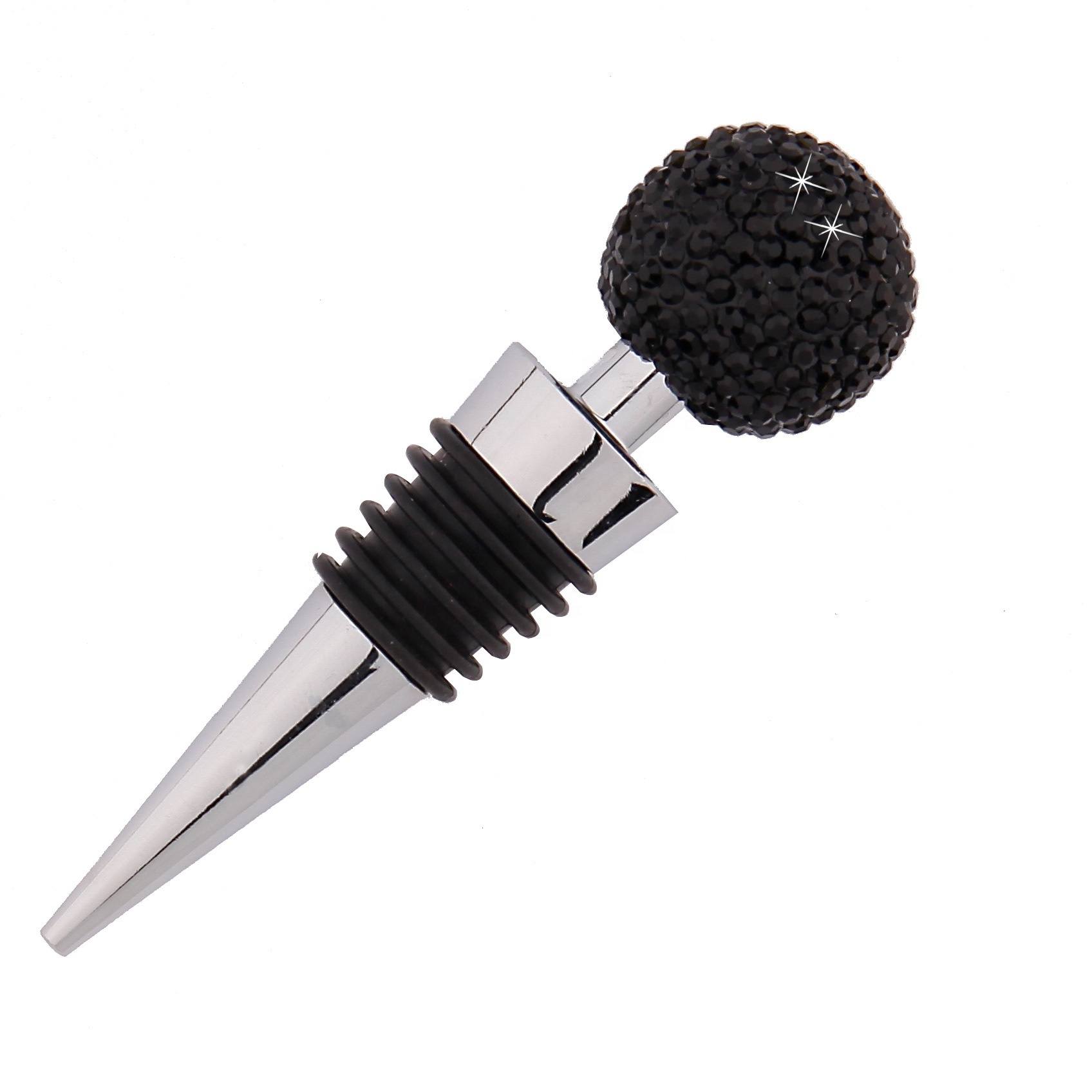 Diamond Reusable Plug Crystal  Decorative Wine Beverage Bottle Stoppers Rhinestone diamond Bling Wine Stopper