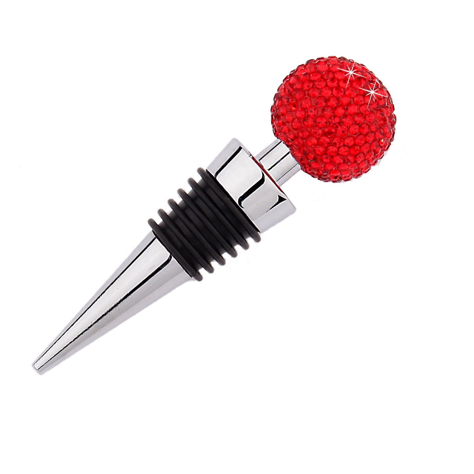 Diamond Reusable Plug Crystal  Decorative Wine Beverage Bottle Stoppers Rhinestone diamond Bling Wine Stopper