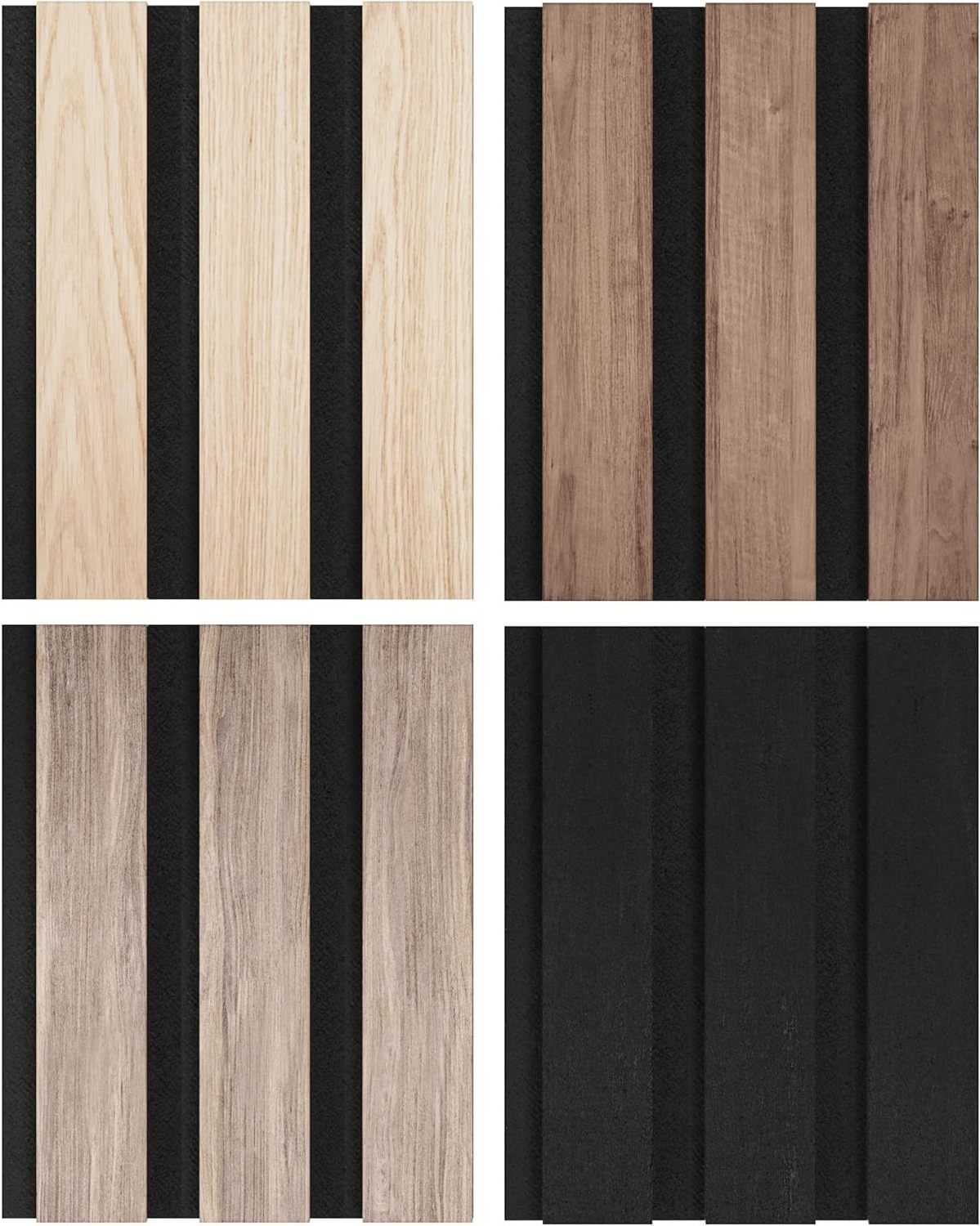 3D Wood Wall Panels for Soundproof Paneling Wood Slat Acoustic Panels for Stylish Decor and Noise Reduction