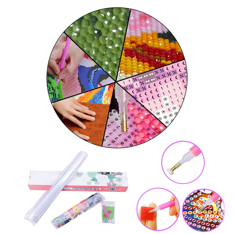 Customized wall arts crafts anime girl full diamond mosaic DIY diamond painting kit