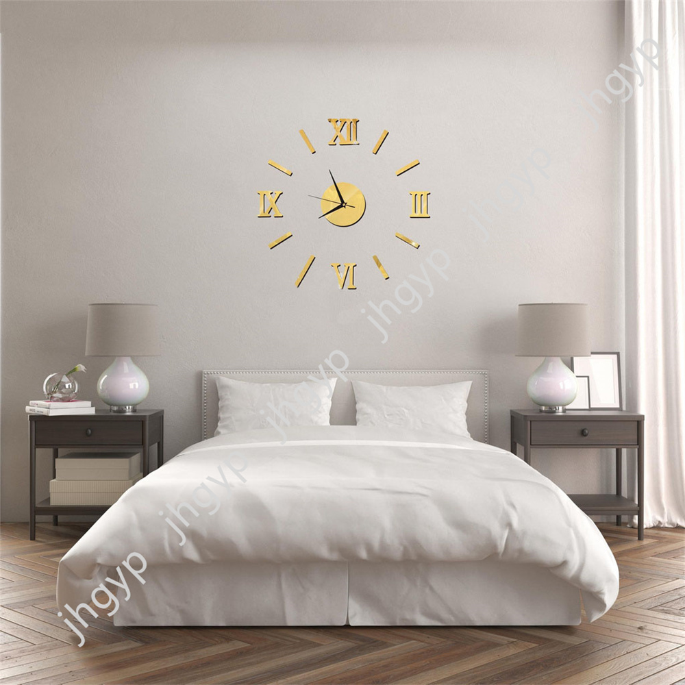 3d wall watch clock for home decor accessories reloj de pared horloge digital clock wall watch indoor decoration