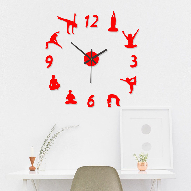 3d wall watch clock for home decor accessories reloj de pared horloge digital clock wall watch indoor decoration