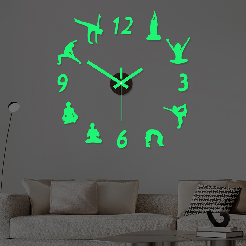 3d wall watch clock for home decor accessories reloj de pared horloge digital clock wall watch indoor decoration