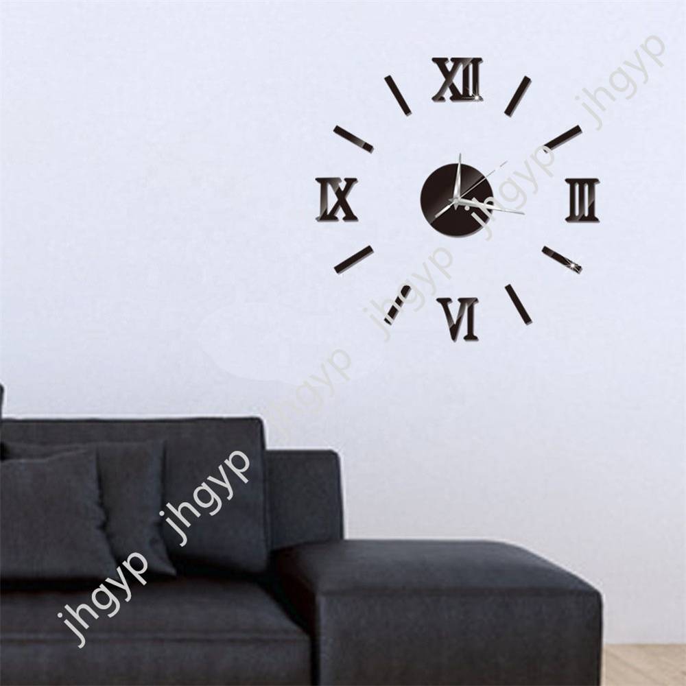 3d wall watch clock for home decor accessories reloj de pared horloge digital clock wall watch indoor decoration