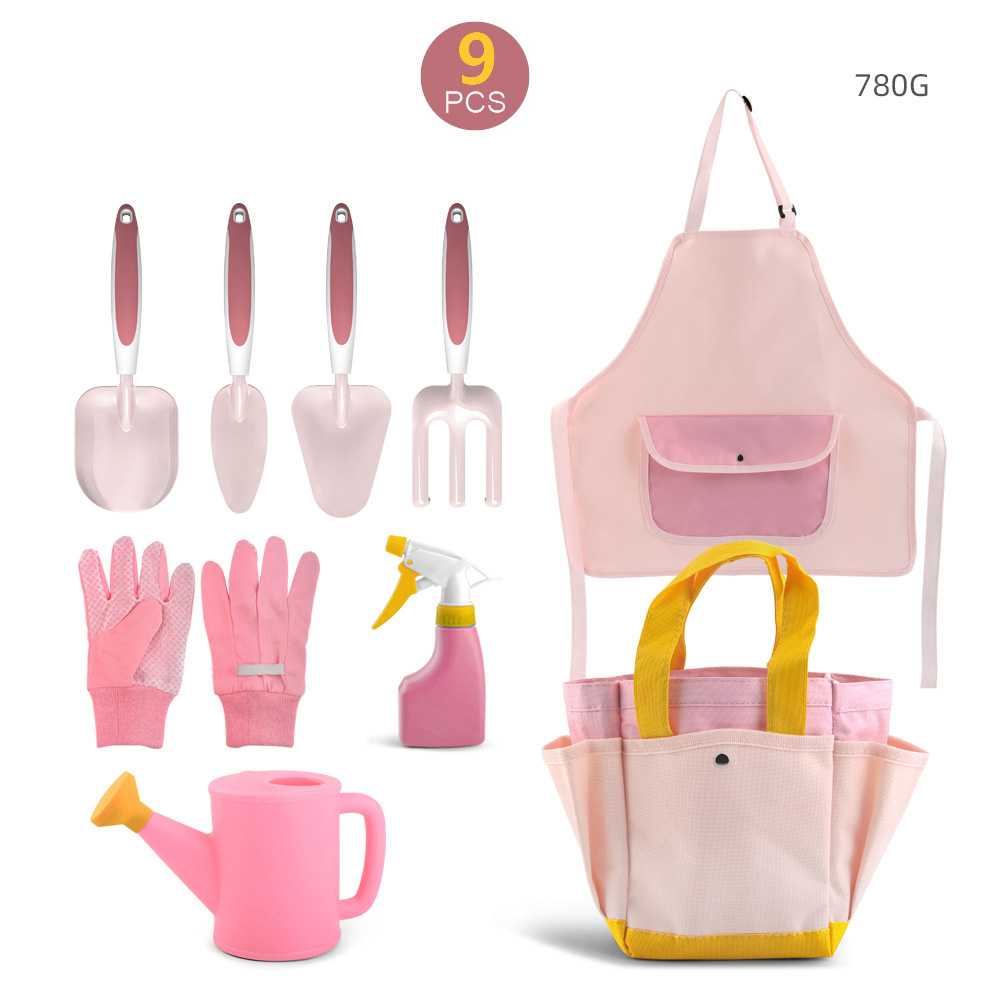 New Style Wholesale Weeding Gift Mini Kids Garden Tools Set With Bag