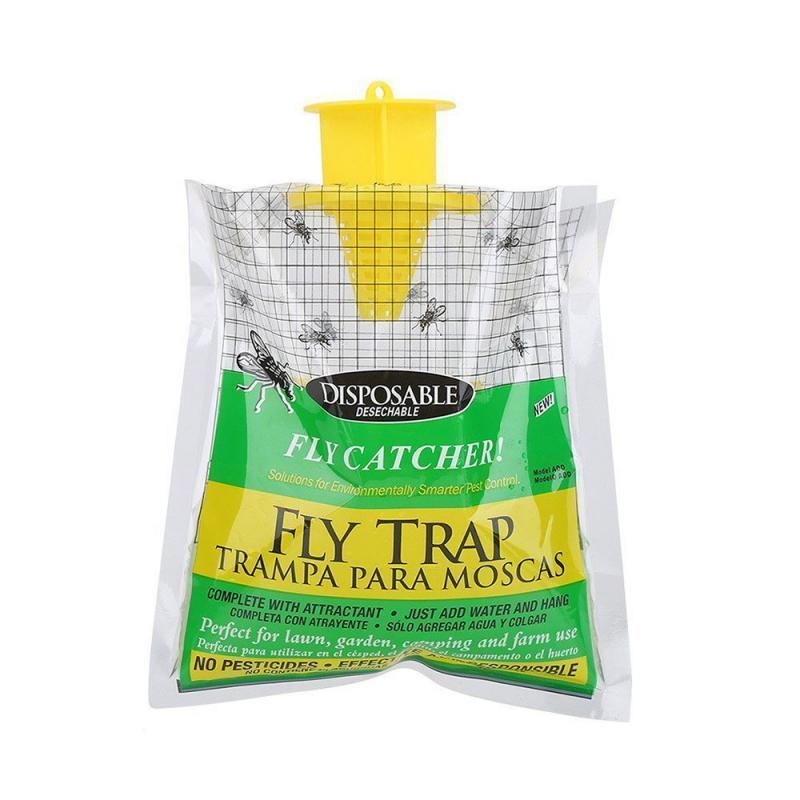 Hot Sale Fly Trap Outdoor Hanging Disposable Fly Fruit Trap Big Bag Fly Catcher