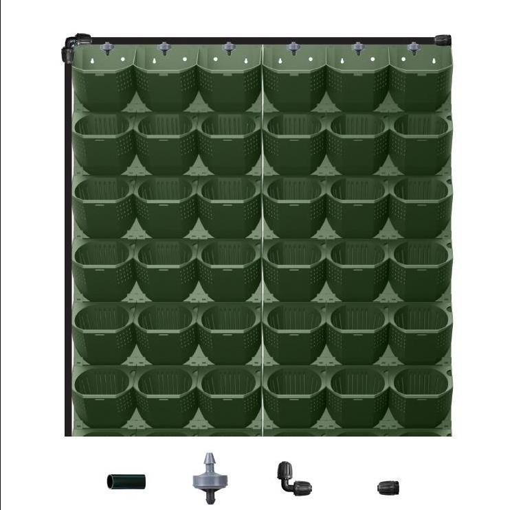 Hot Sale Vertical Green Wall Vertical Garden Wall Systems Hanging Wall Planter with Irrigation System