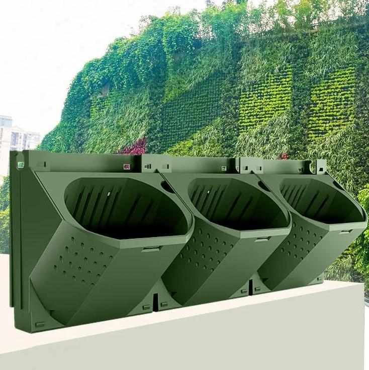 Hot Sale Vertical Green Wall Vertical Garden Wall Systems Hanging Wall Planter with Irrigation System