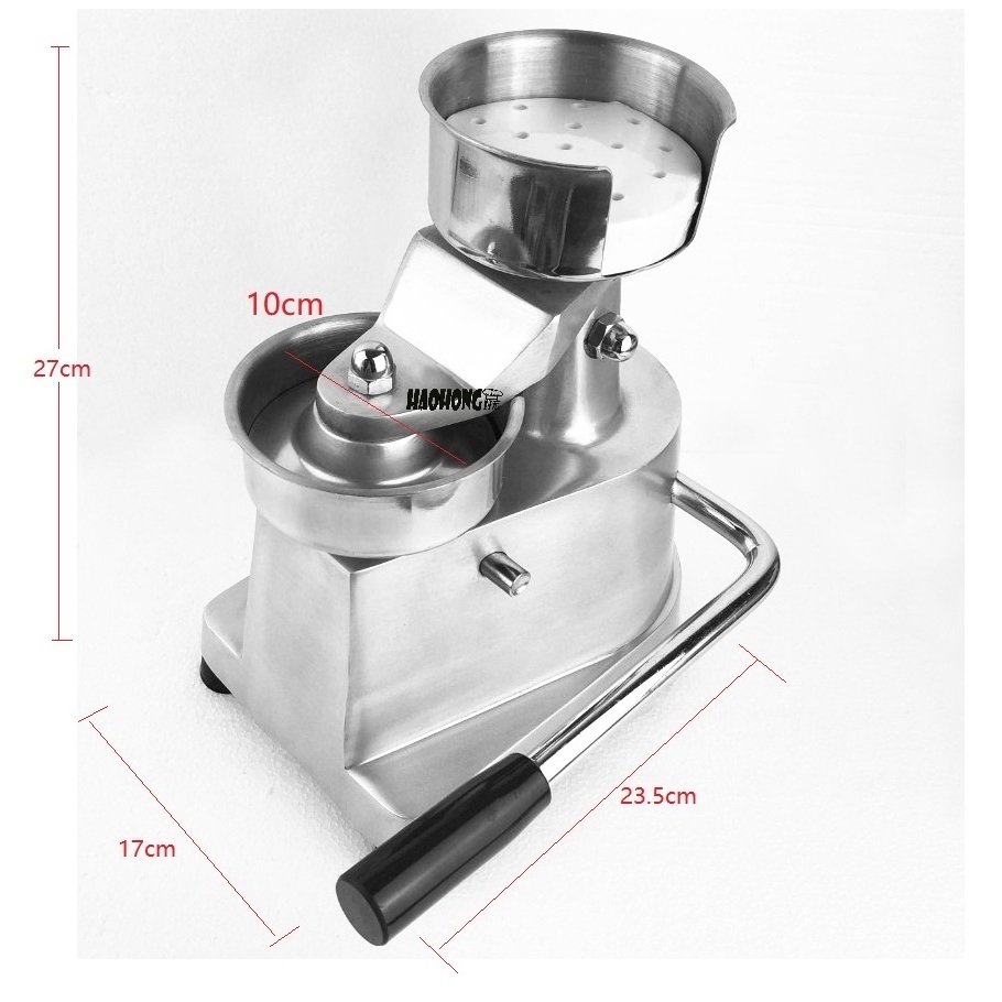 high quality Stainless steel 130mm Commercial Hamburger patty maker burger press machine