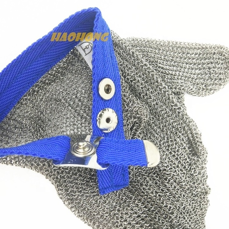 size S stainless steel wire ring butcher mesh chain mail gloves safety