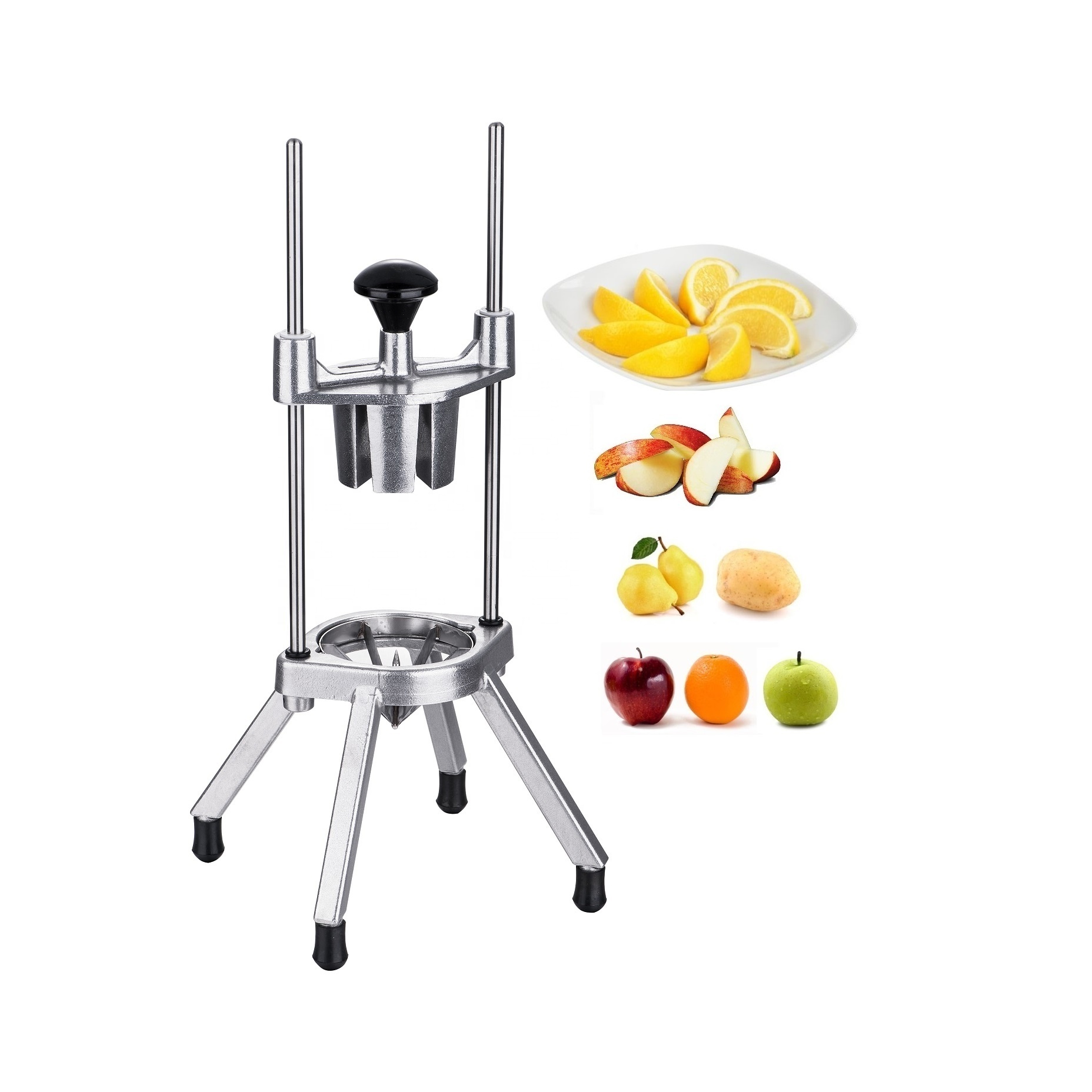 Manual hand lemon wedge /Aluminum fruit cutter