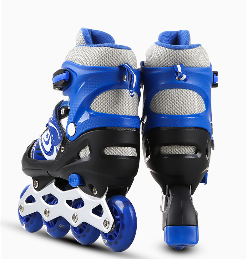 Hot Selling High Quality Children PU 4 Wheels Inline Roller Skate Shoes for Boys and Girls