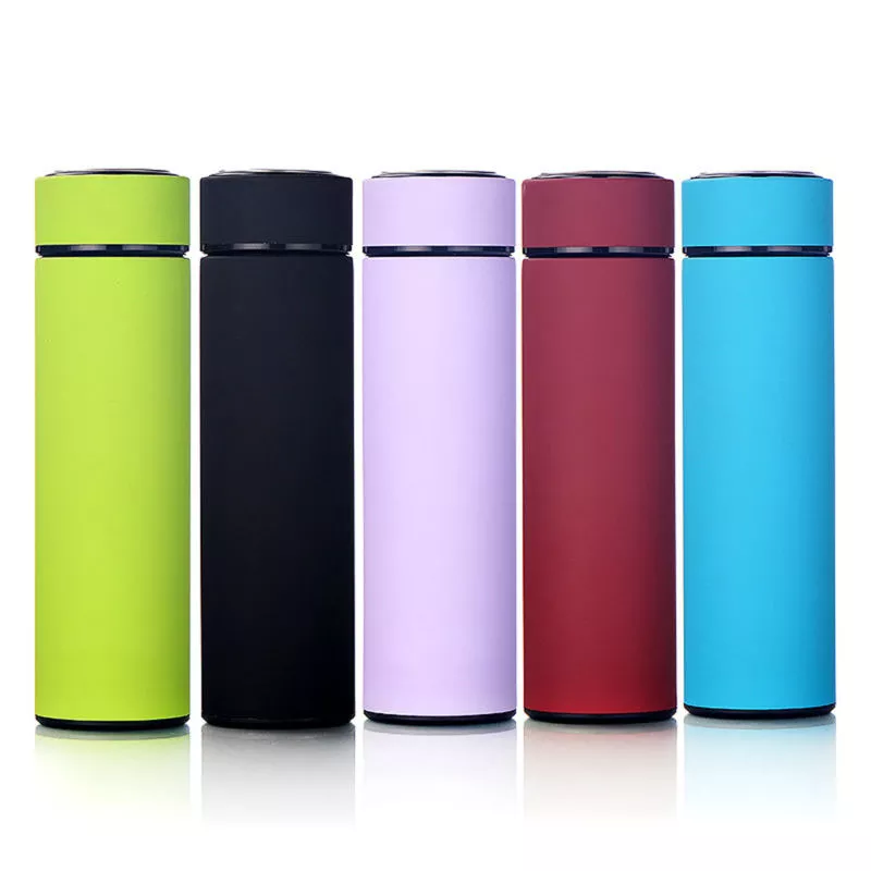 460ml Custom Vacuum Flask Smart Thermos Water Bottle with Led Temperature Display smart drinkware glitter double