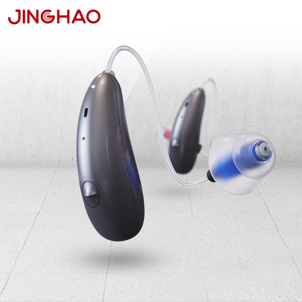 Jinghao DW5 OTC Smart App Contral Hearing Amplifier Rechargeable BTE RIE Hearing Aid Device Bluetooth