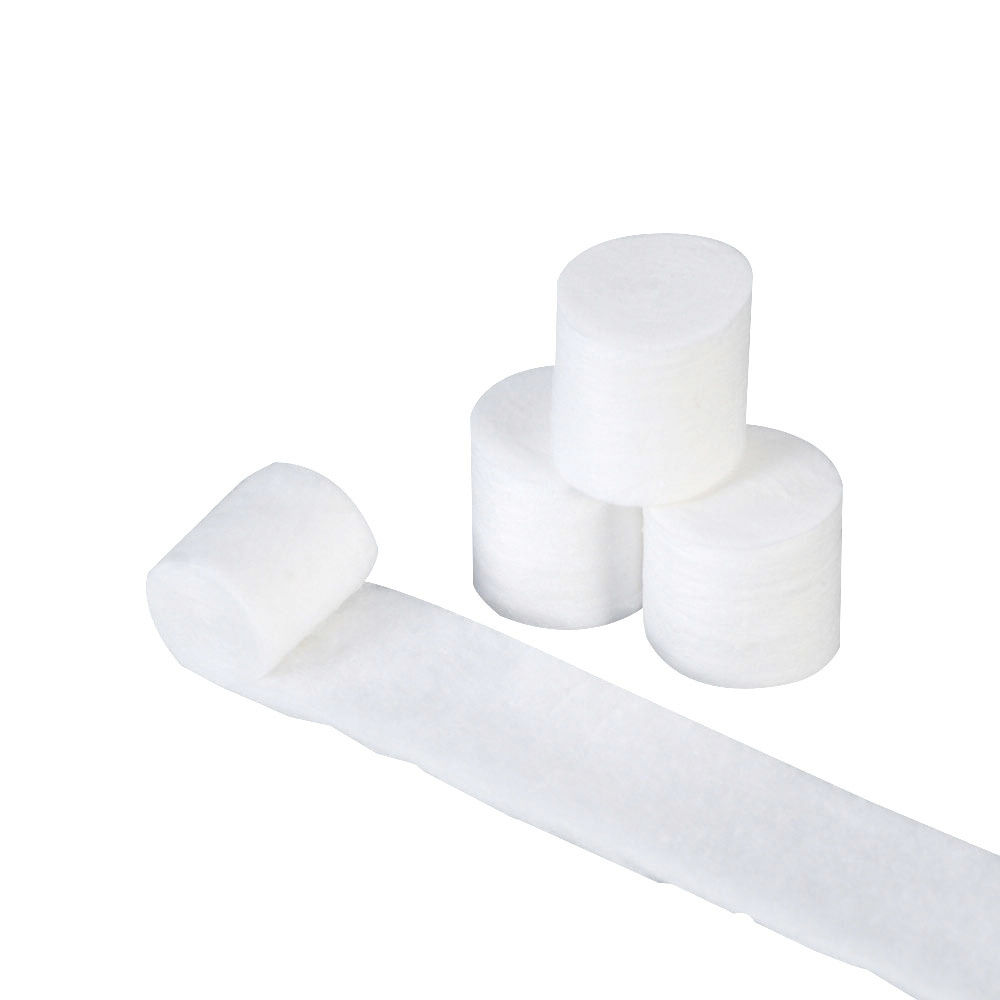 Disposable 100% pure sterile absorbent medical dental cotton rolls