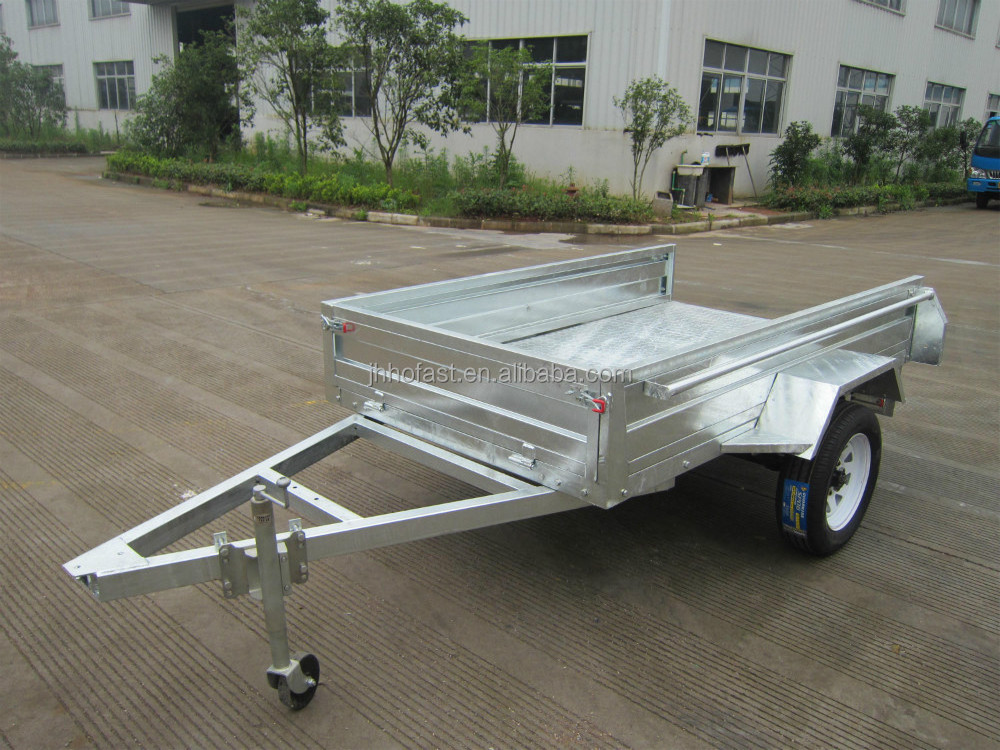 7X5 bolted single box trailer