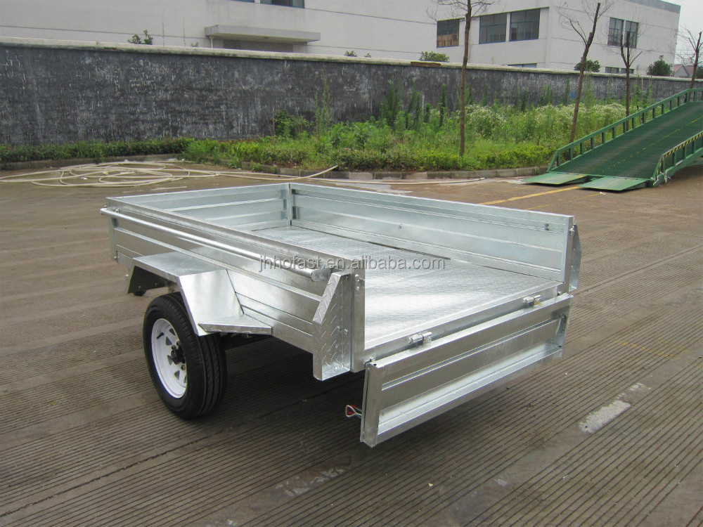 7X5 bolted single box trailer