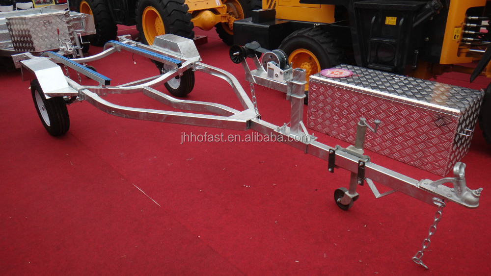 Galvanized Steel Jet Boat Trailer Single Jetski Trailer